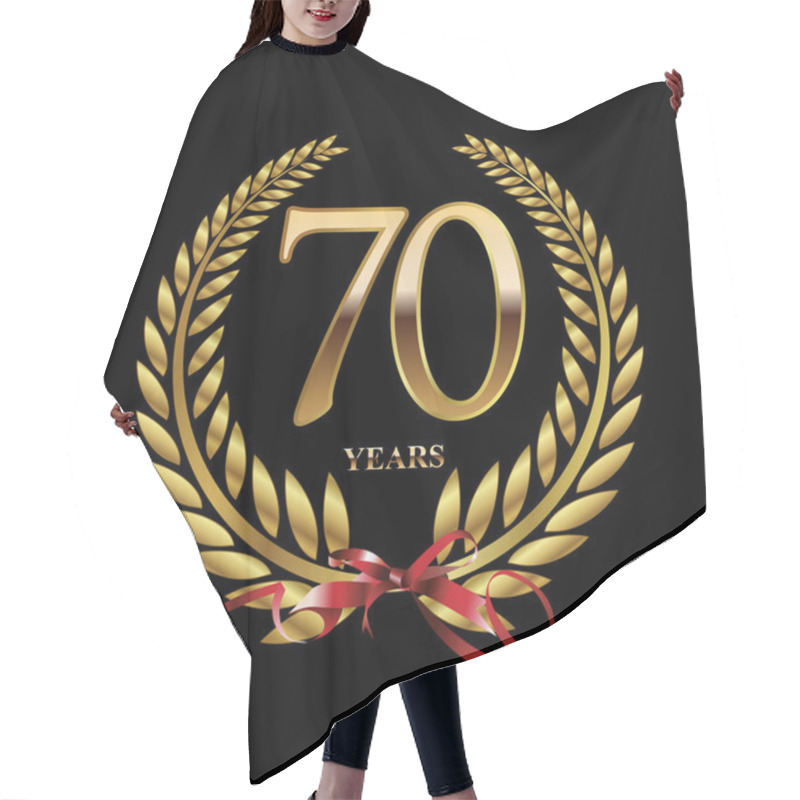 Personality  Anniversary Design Hair Cutting Cape