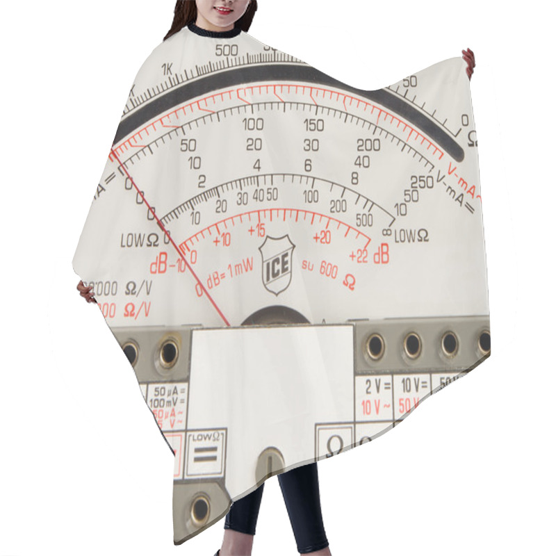 Personality  Analog Multimeter Hair Cutting Cape