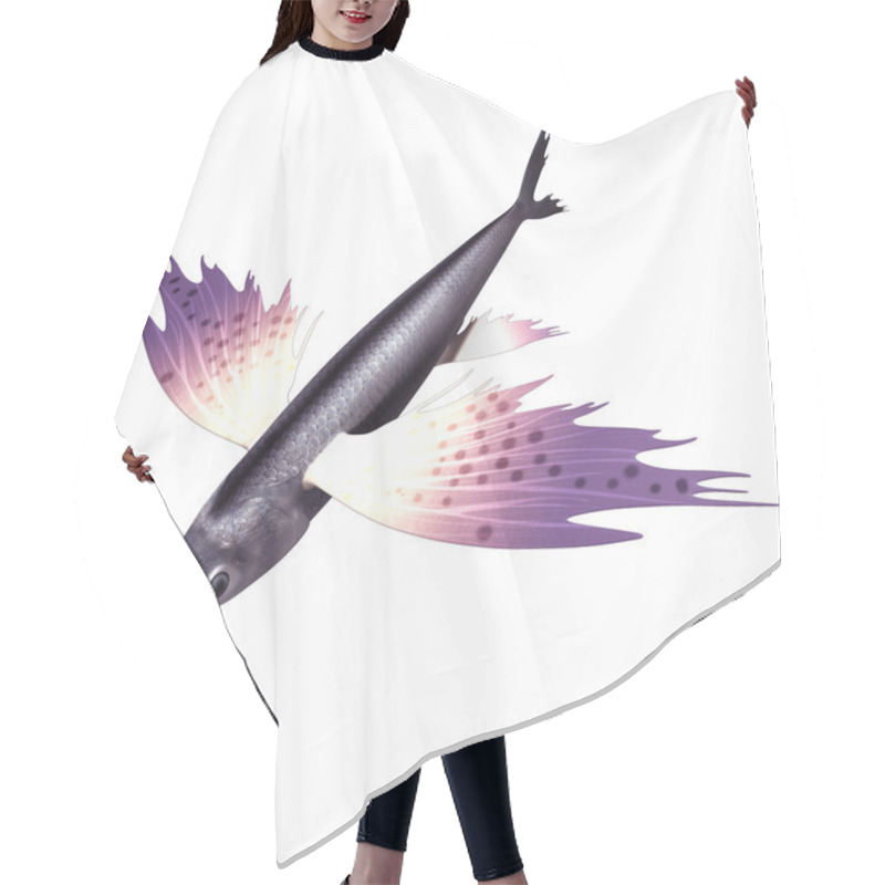 Personality  Exocoetus Flying Fish Hair Cutting Cape