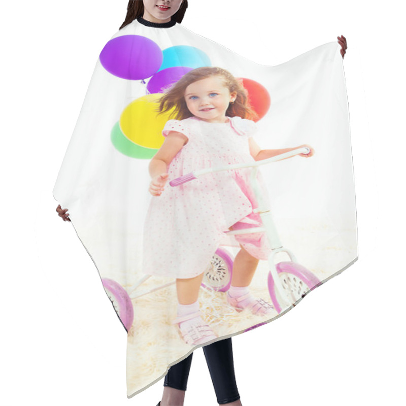 Personality  Sweet Preschool Girl Hair Cutting Cape