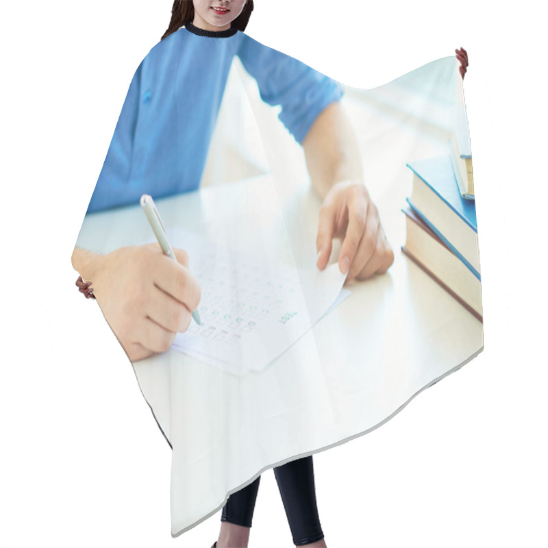 Personality  Writing Course Test Hair Cutting Cape