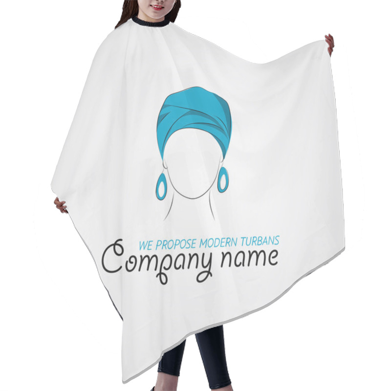 Personality  Arabic Woman In A Turban Hair Cutting Cape