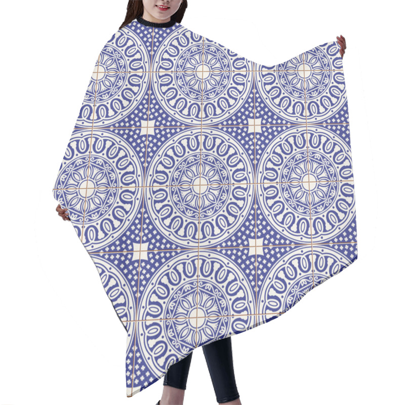 Personality  Gorgeous Seamless  Pattern Hair Cutting Cape