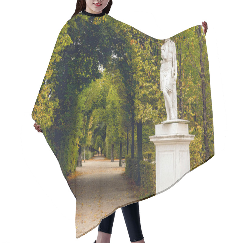 Personality  Autumn Old Park And Marble Antique Statues In Vienna, Schonbrunn Hair Cutting Cape