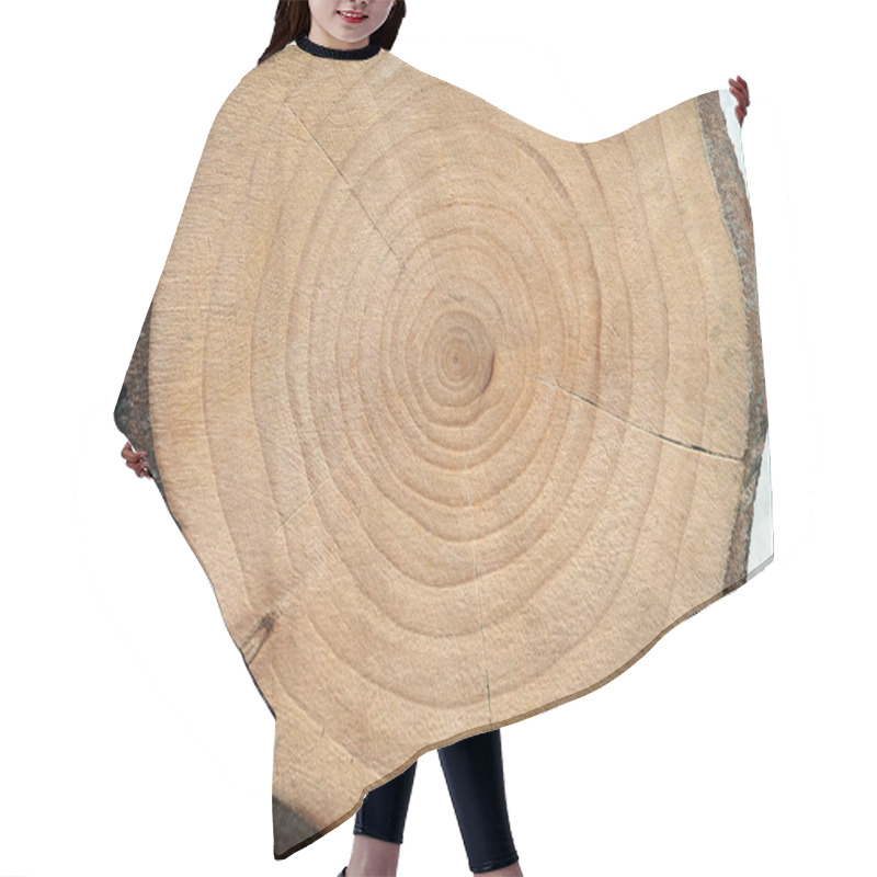 Personality  Cut Tree Trunk Texture Hair Cutting Cape