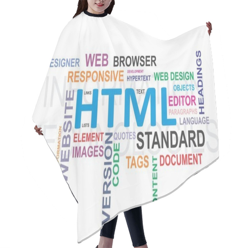 Personality  Word Cloud - Html Hair Cutting Cape