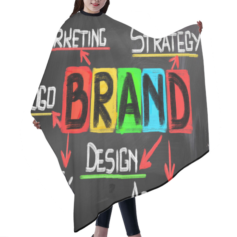 Personality  Branding Word Concept Hair Cutting Cape