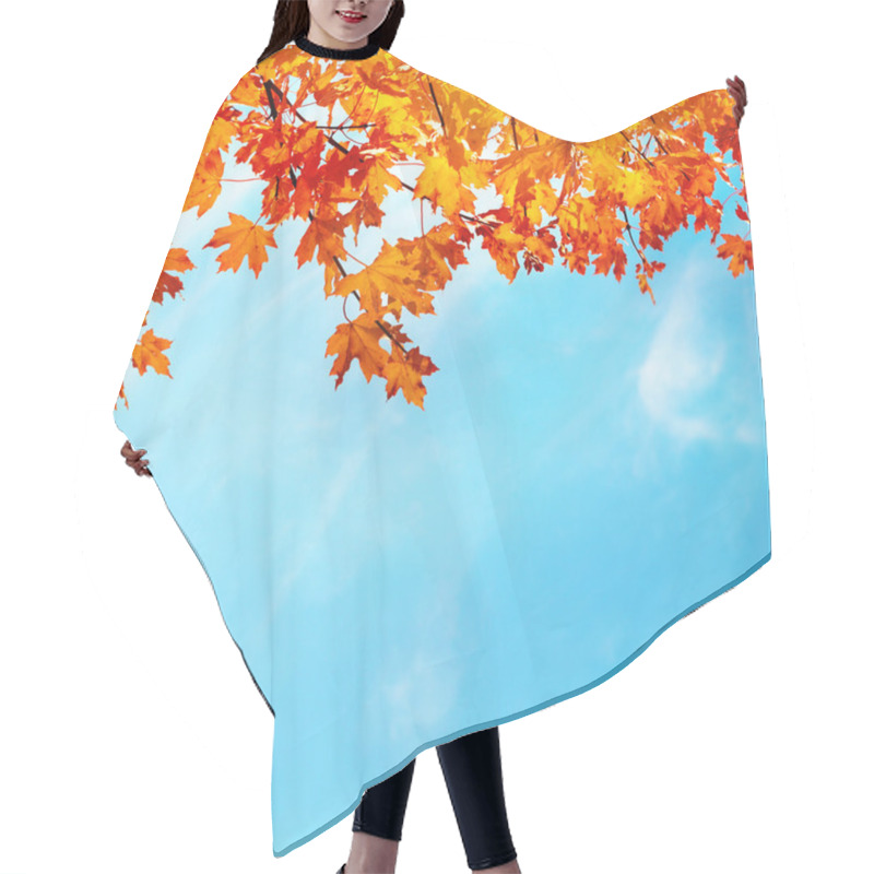 Personality  Autumn Leaves Hair Cutting Cape