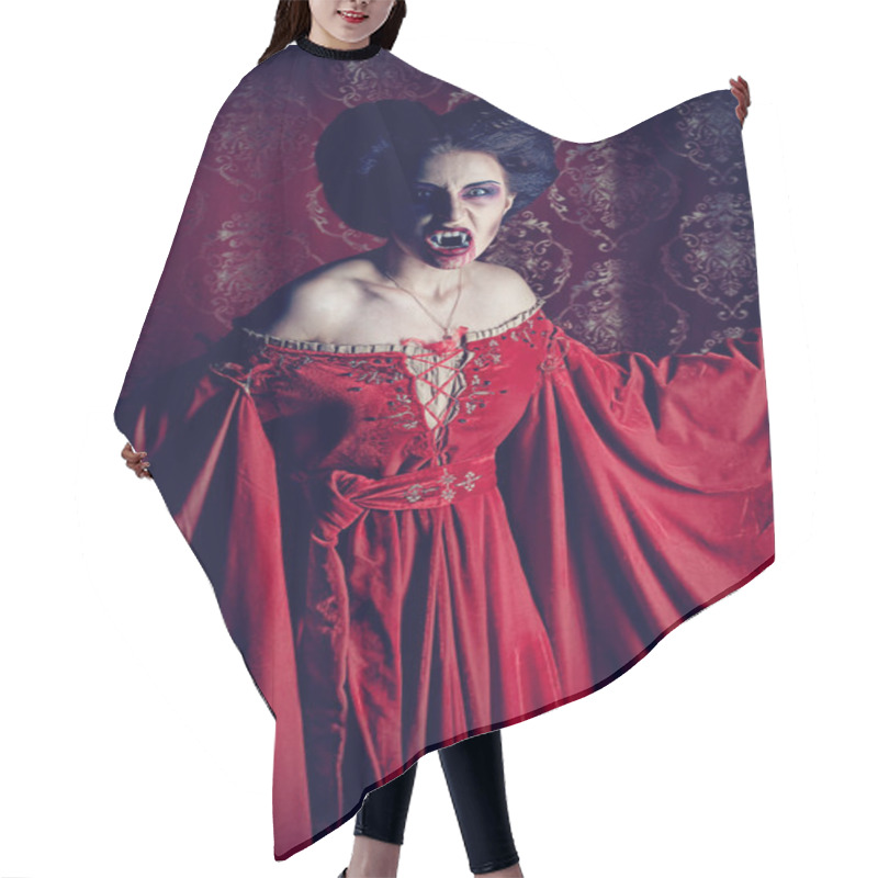 Personality  Devil Woman Hair Cutting Cape