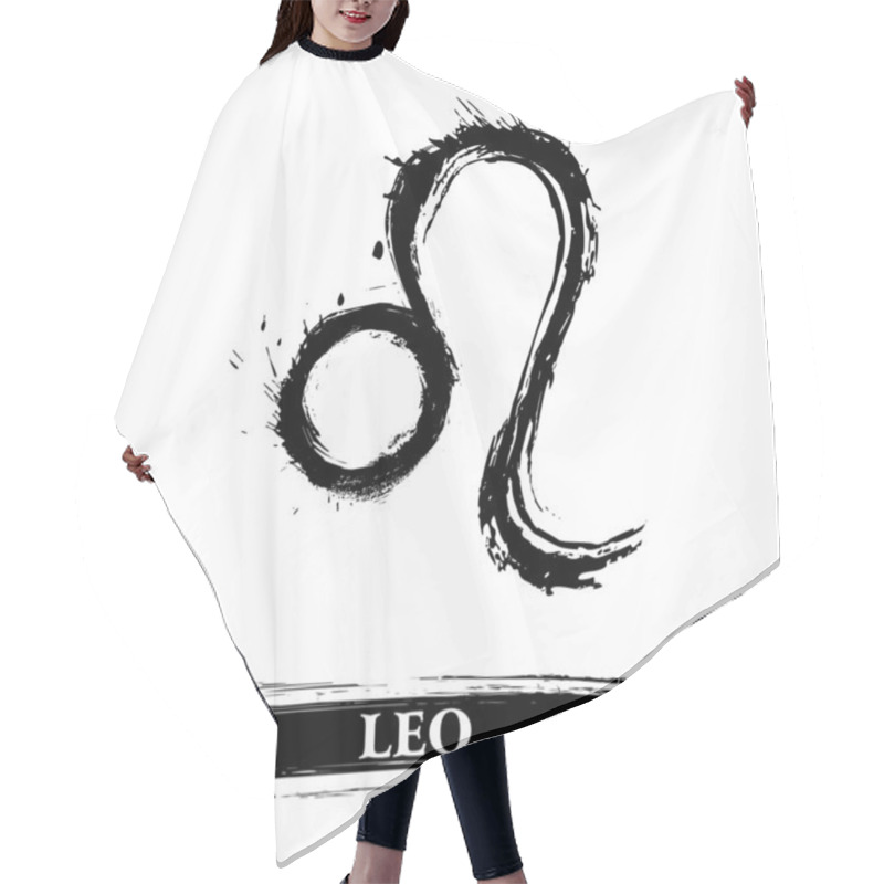 Personality  Leo Symbol Hair Cutting Cape