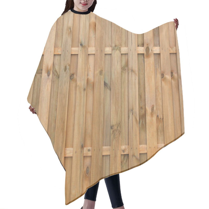 Personality  Wooden Fence Hair Cutting Cape