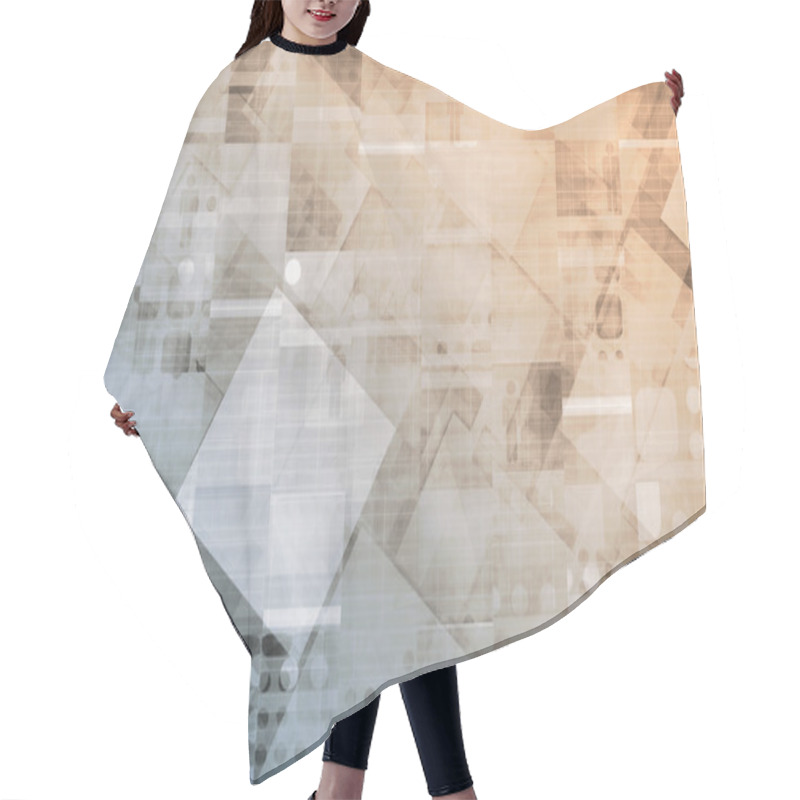 Personality  Virtual Technology Hair Cutting Cape