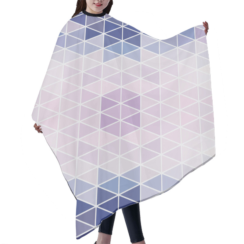 Personality  Pattern Geometric. Background With Triangles Hair Cutting Cape