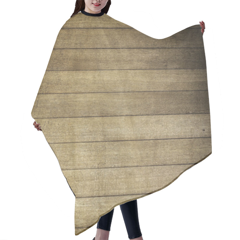 Personality  Wooden Wall Texture As Background Hair Cutting Cape