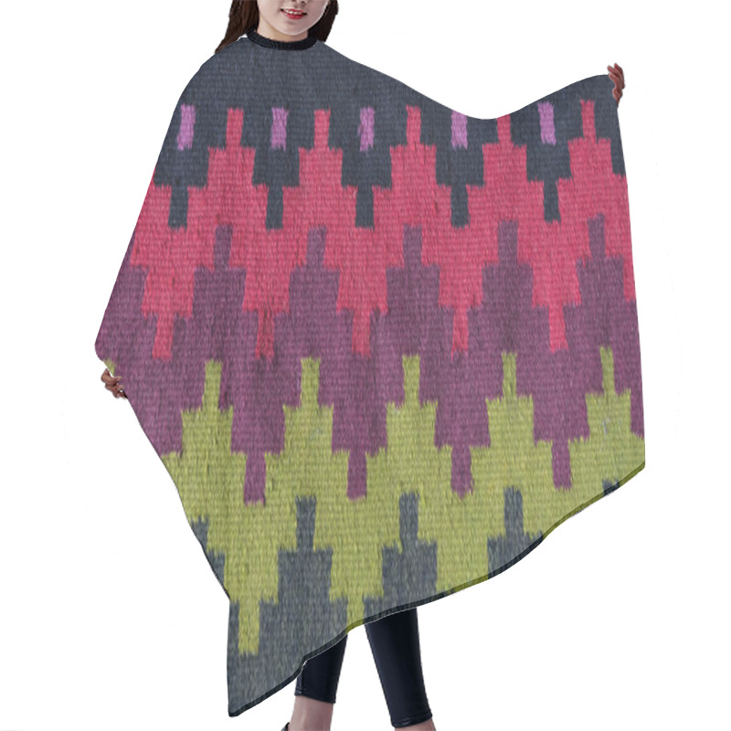 Personality  Motley Rough Woven Mat. Boho Chic Style Hair Cutting Cape