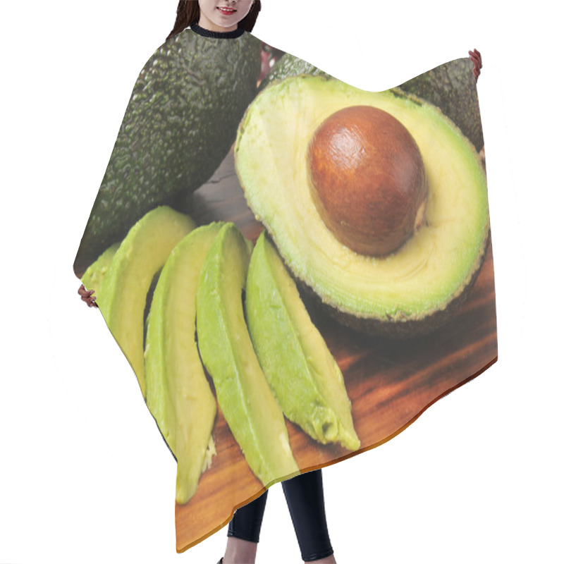 Personality  Avocado Slices Hair Cutting Cape