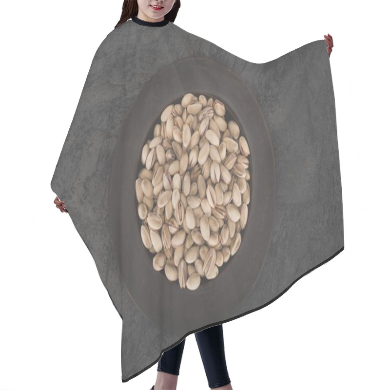 Personality  Pistachios On Plate Hair Cutting Cape