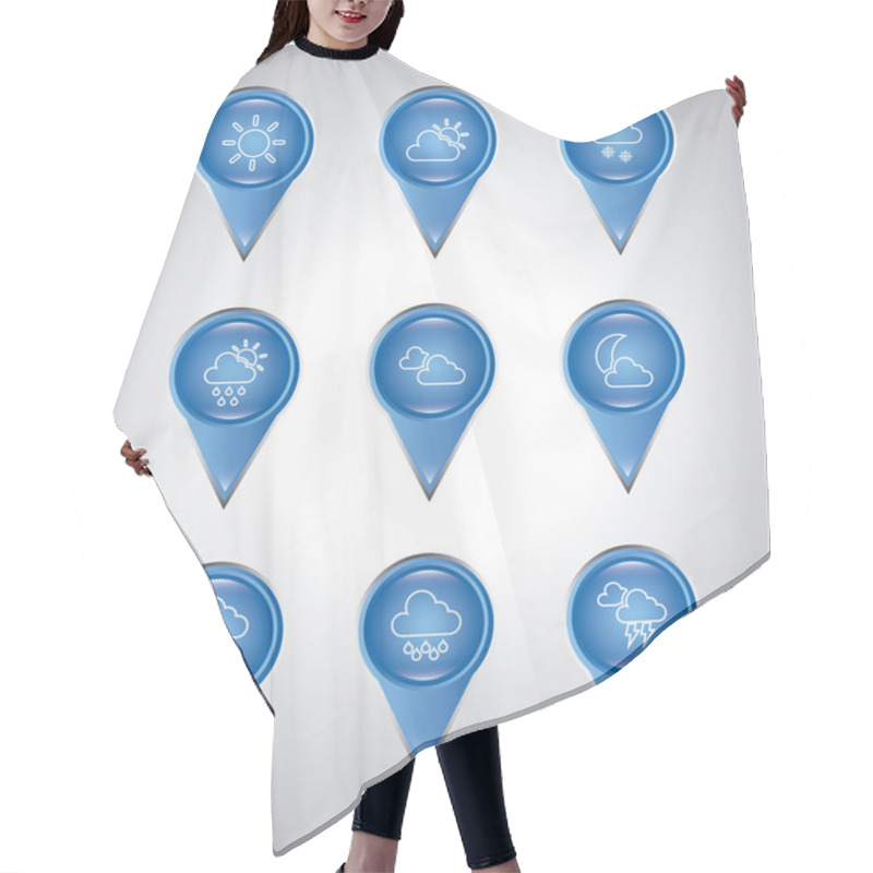 Personality  Climate Bulbs Hair Cutting Cape