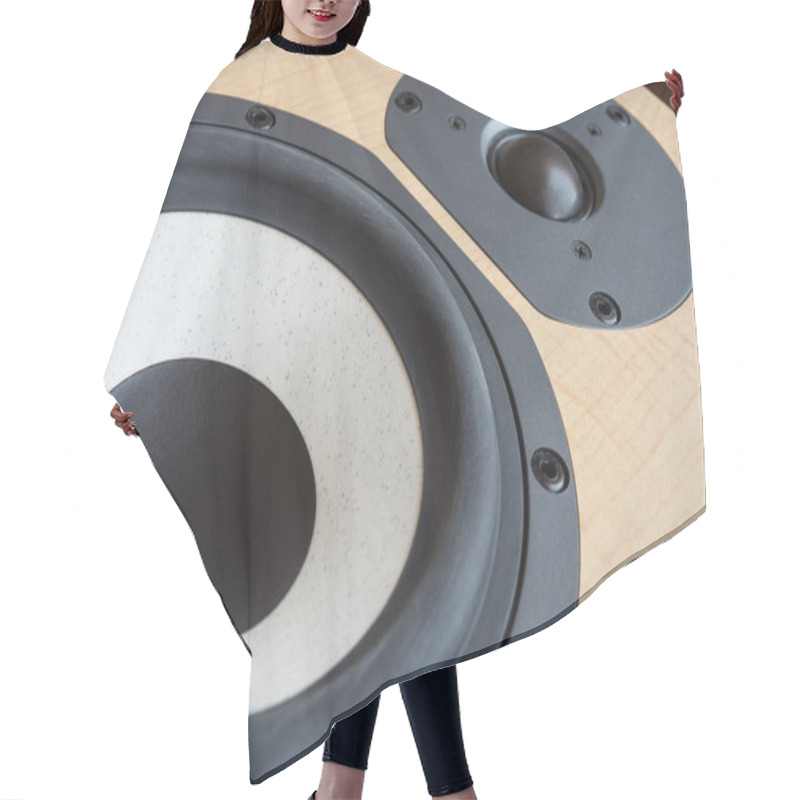 Personality  Loudspeaker Closeup Hair Cutting Cape