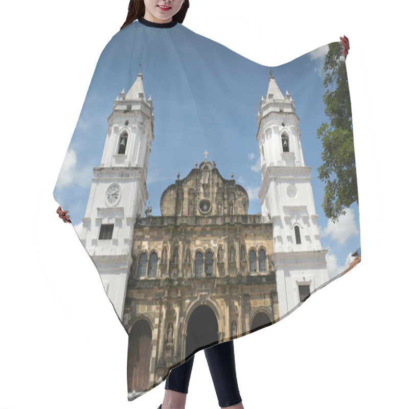 Personality  Panama City Central America Cathedral In Plaza Mayor Casco Antig Hair Cutting Cape