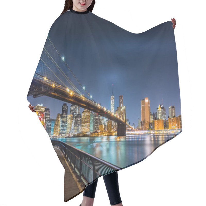 Personality  Brooklyn Bridge And The Lower Manhattan Hair Cutting Cape