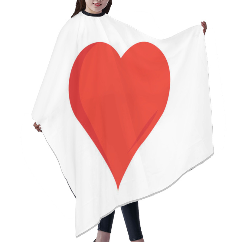 Personality  Read Love Heart Icon PNG Hair Cutting Cape