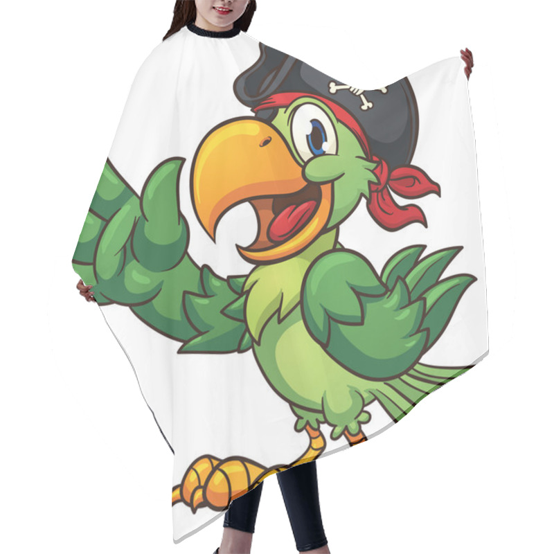 Personality  Pirate Parrot Hair Cutting Cape