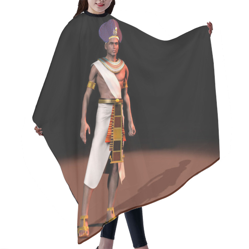 Personality  Pharaoh Of Ancient Egypt Hair Cutting Cape