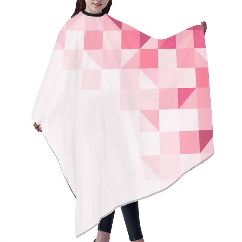 Personality  Magenta Tinted Background Hair Cutting Cape