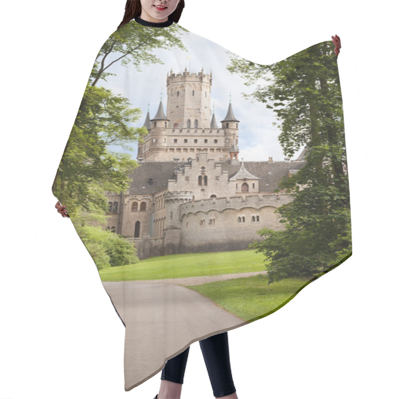 Personality  Marienburg Castle, Germany,,, Hair Cutting Cape