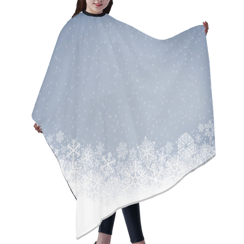 Personality  Winter Background Hair Cutting Cape