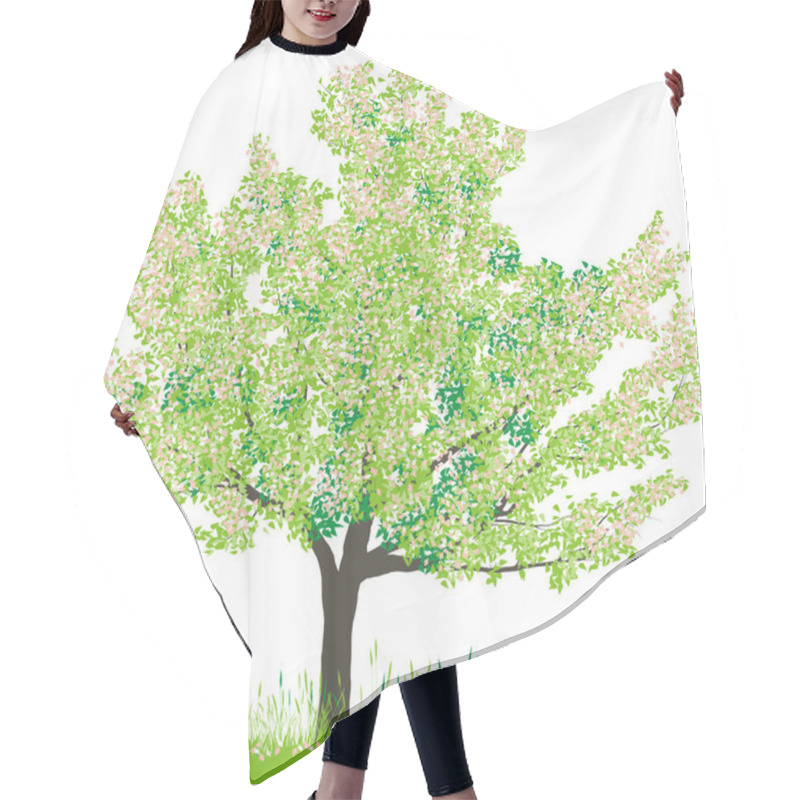 Personality  Cherry Tree In Spring Hair Cutting Cape