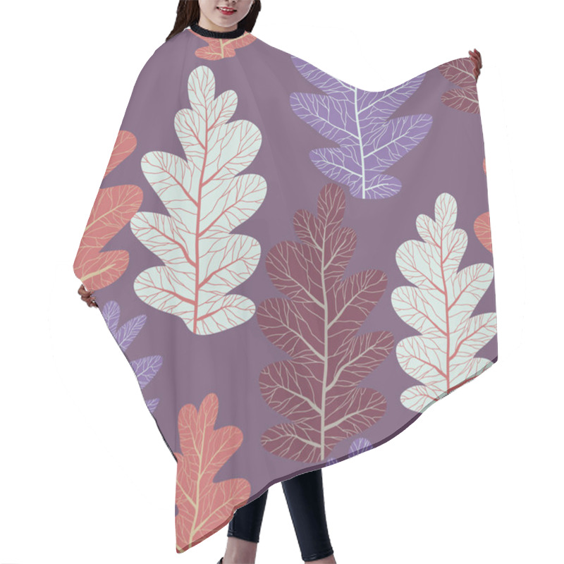 Personality  Autumn Leaves Pattern Hair Cutting Cape