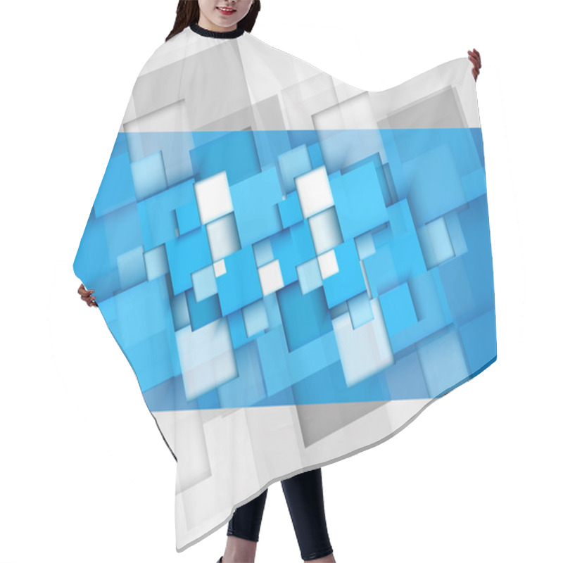 Personality  Abstract Technology Background Business & Development Hair Cutting Cape