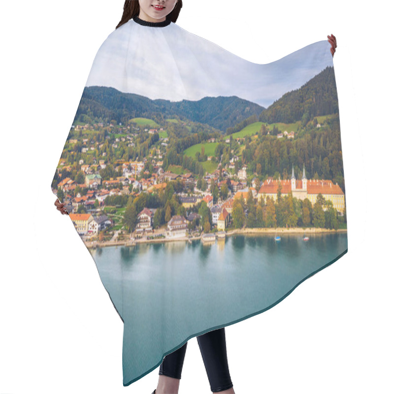 Personality  Tegernsee, Germany. Lake Tegernsee In Rottach-Egern (Bavaria), G Hair Cutting Cape