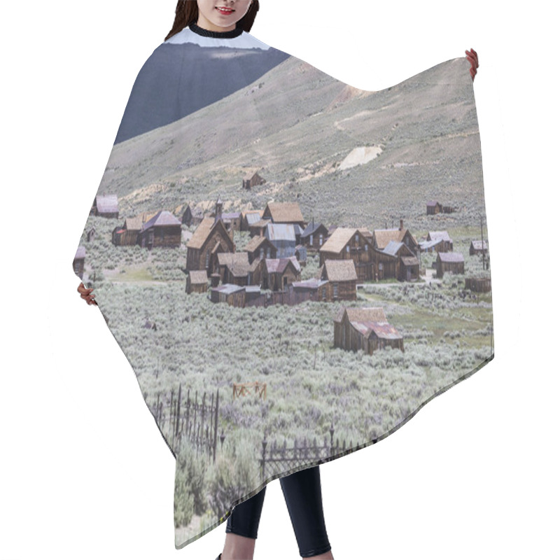 Personality  Bodie Ghost Town California Hair Cutting Cape