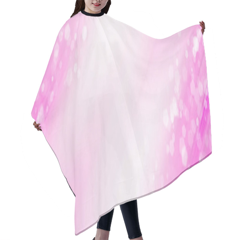 Personality  An Illustration Of An Abstract Pink Background Hair Cutting Cape