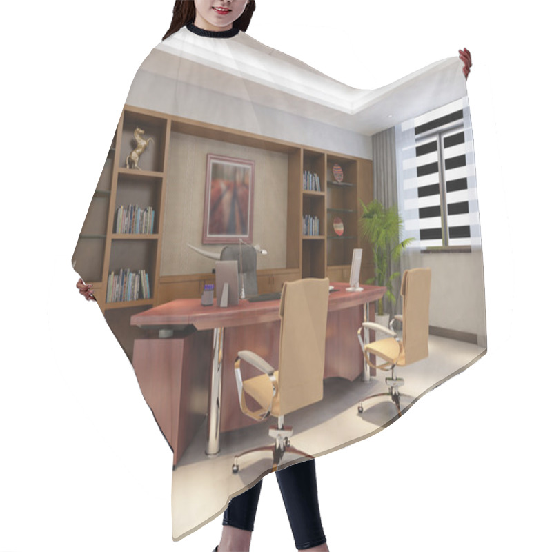 Personality  Modern Office Interior Hair Cutting Cape