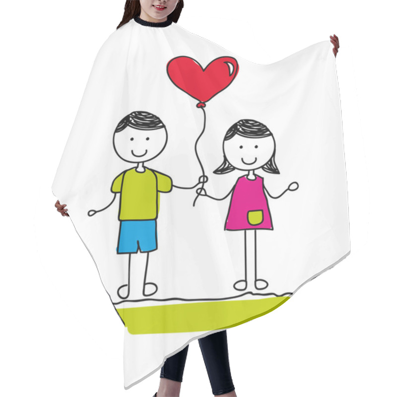 Personality  courtship hair cutting cape