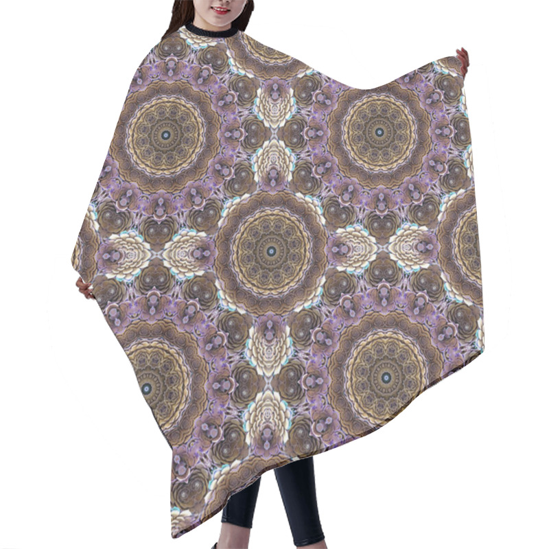 Personality  Beautiful Kaleidoscope Seamless Pattern Hair Cutting Cape