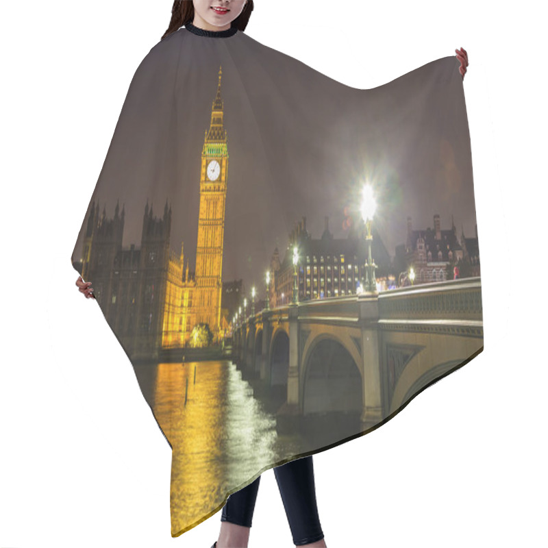 Personality  Big Ben, Parliament, Westminster Bridge Hair Cutting Cape