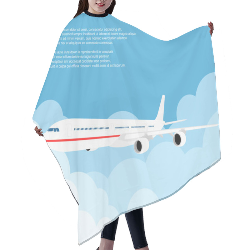 Personality  Plane Hair Cutting Cape