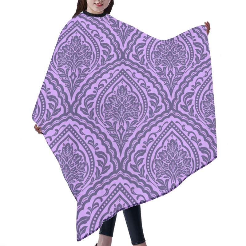 Personality  Vector Classic Damask Seamless Pattern  Hair Cutting Cape