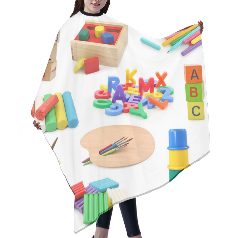 Personality  Preschool Objects Collection Hair Cutting Cape