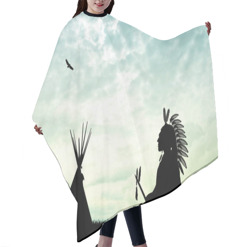 Personality  Native American Indian Hair Cutting Cape