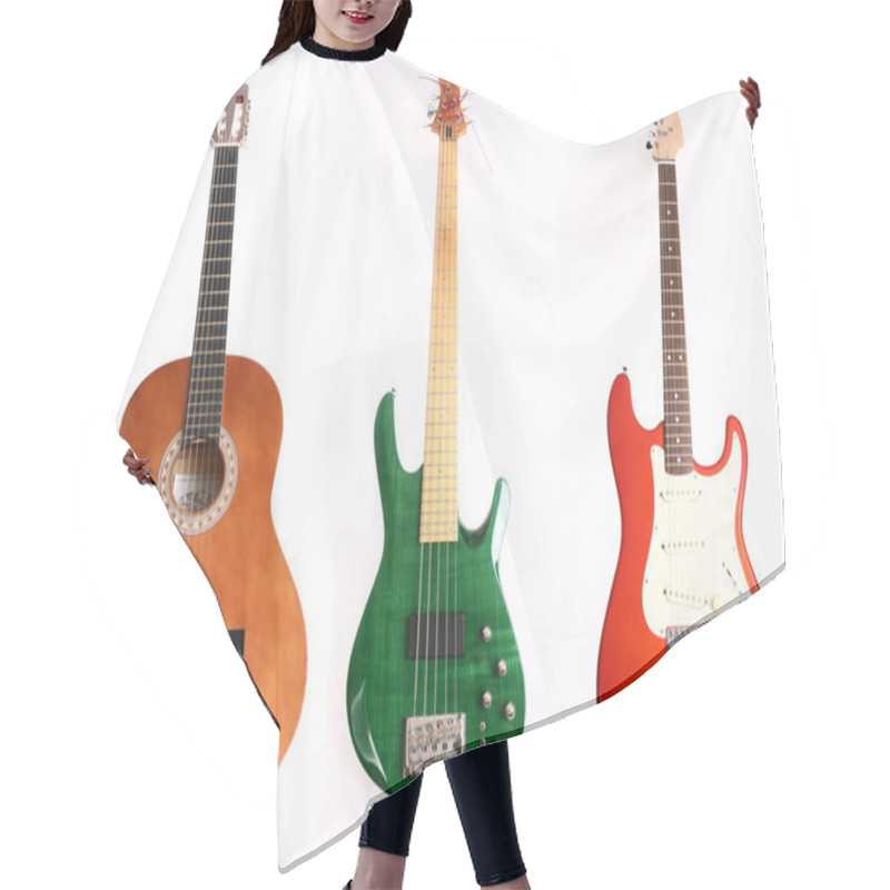 Personality  Three Different Guitars For The Price Of One Hair Cutting Cape