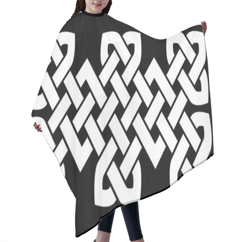 Personality  A Chinese Knot Vector Illustration Hair Cutting Cape