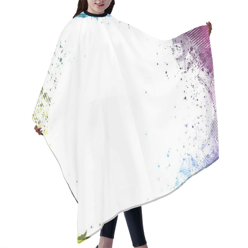 Personality  Grunge Border Hair Cutting Cape