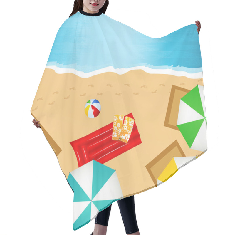 Personality  Beach Hair Cutting Cape