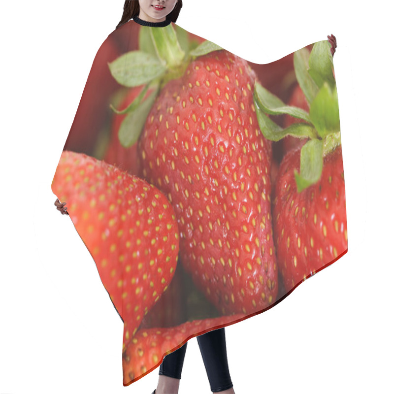 Personality  Red Strawberries Hair Cutting Cape